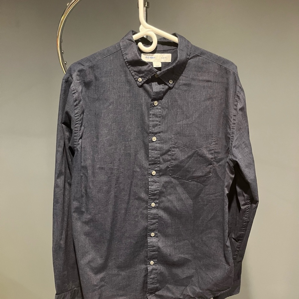 Mens large Old Navy casual button down